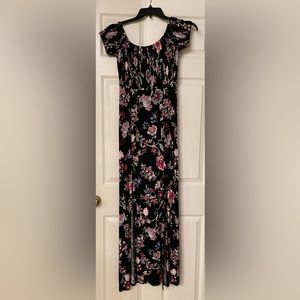 Express floral maxi dress